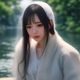 hanimi内容编辑林晓桐的职业照，女性，专业气质，简洁背景